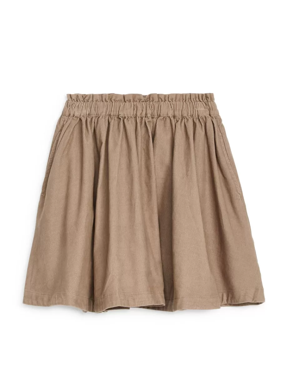 Flash Sale ARKET Corduroy Skirt Mole