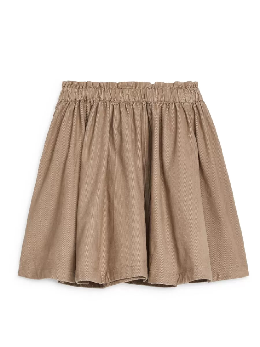 Flash Sale ARKET Corduroy Skirt Mole