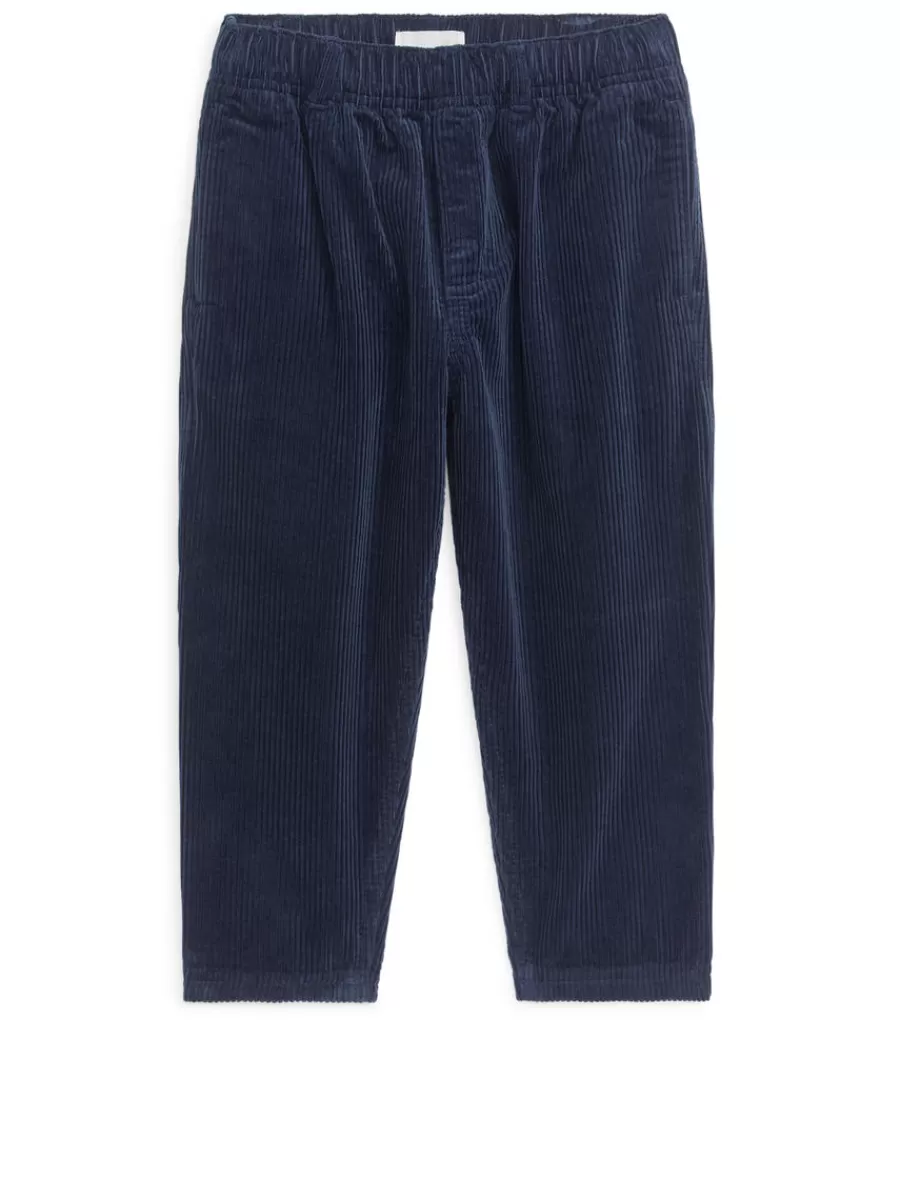 Outlet ARKET Corduroy Trousers Dark Blue