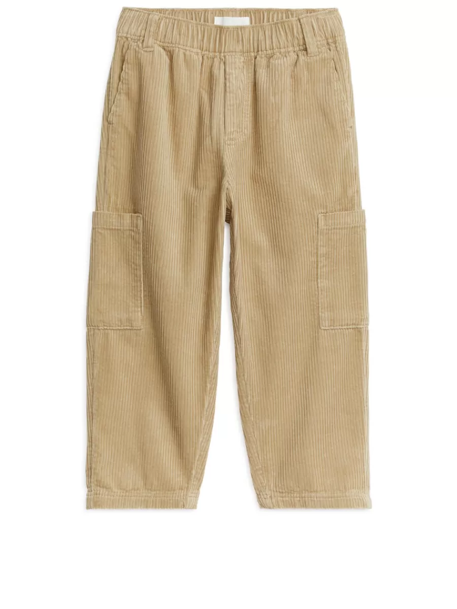 Outlet ARKET Corduroy Trousers Beige