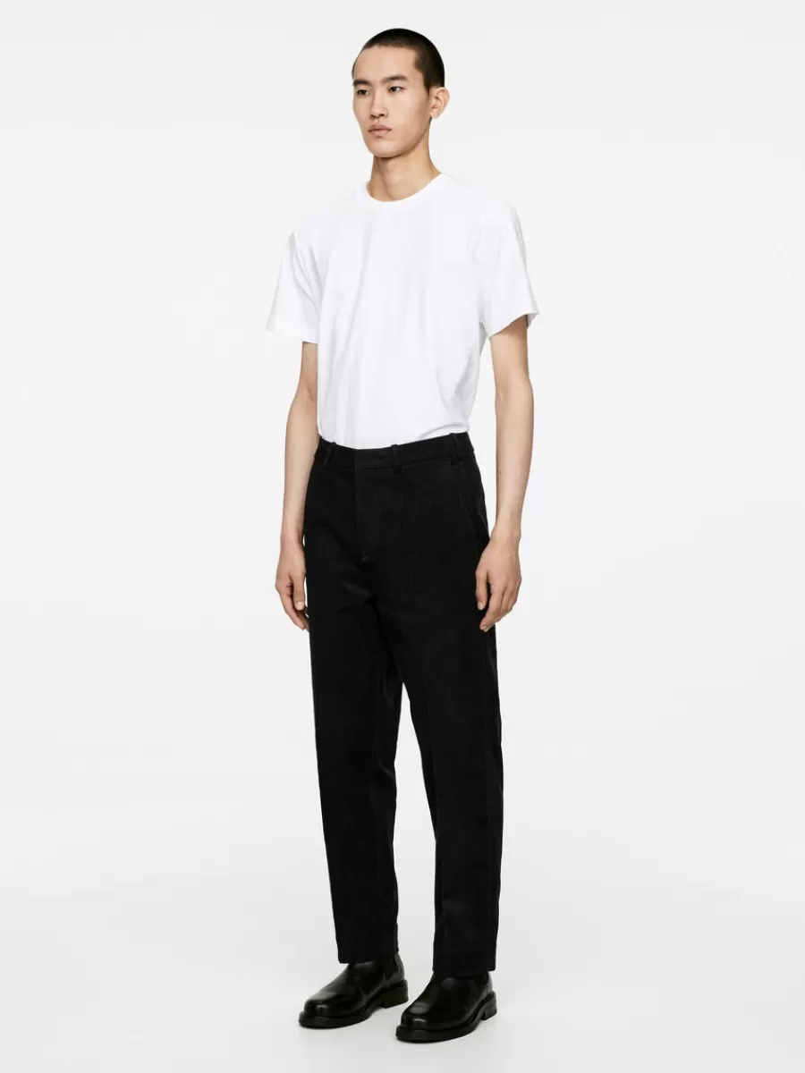 Online ARKET Corduroy Trousers Black
