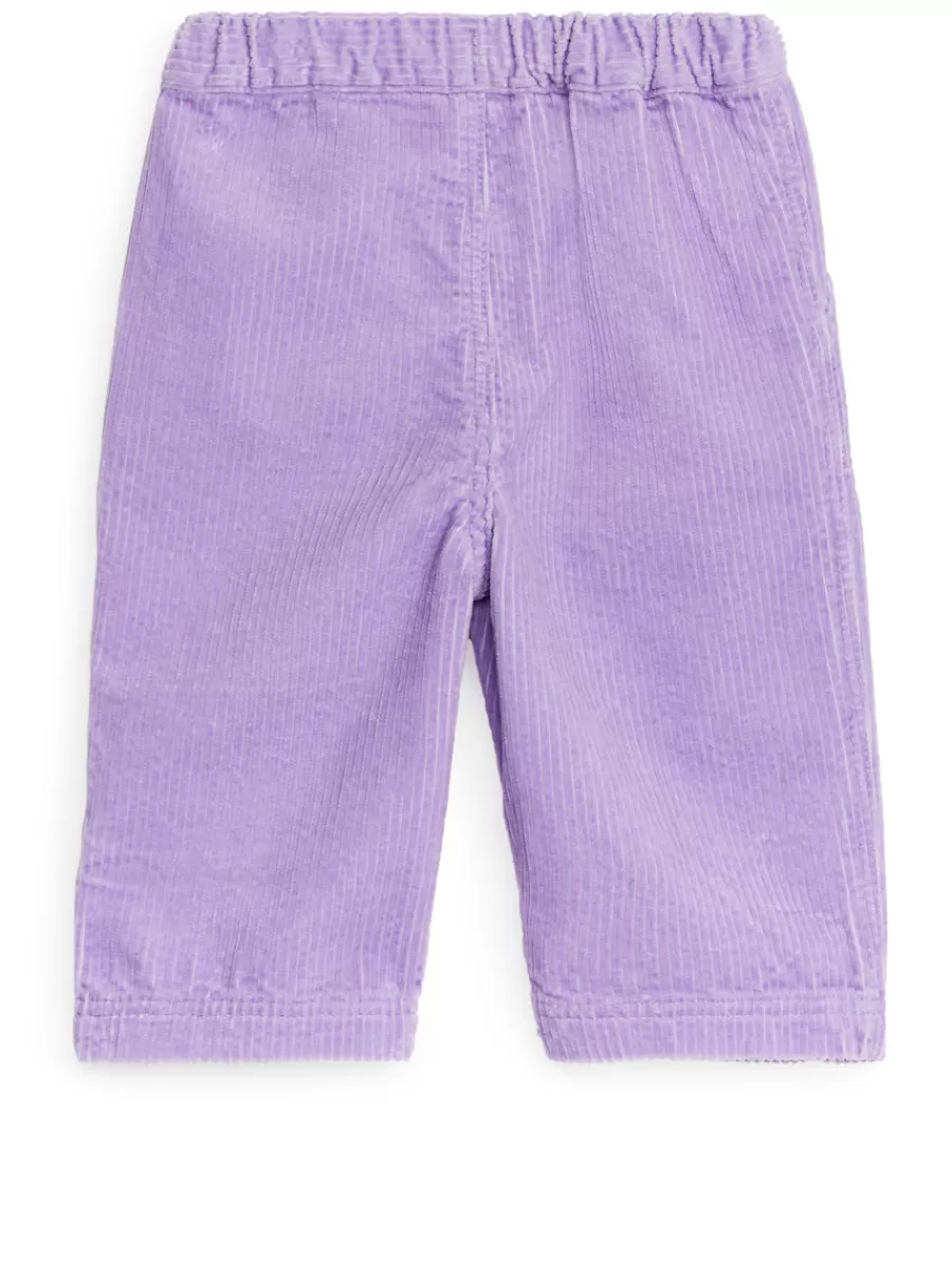 Fashion ARKET Corduroy Trousers Lilac