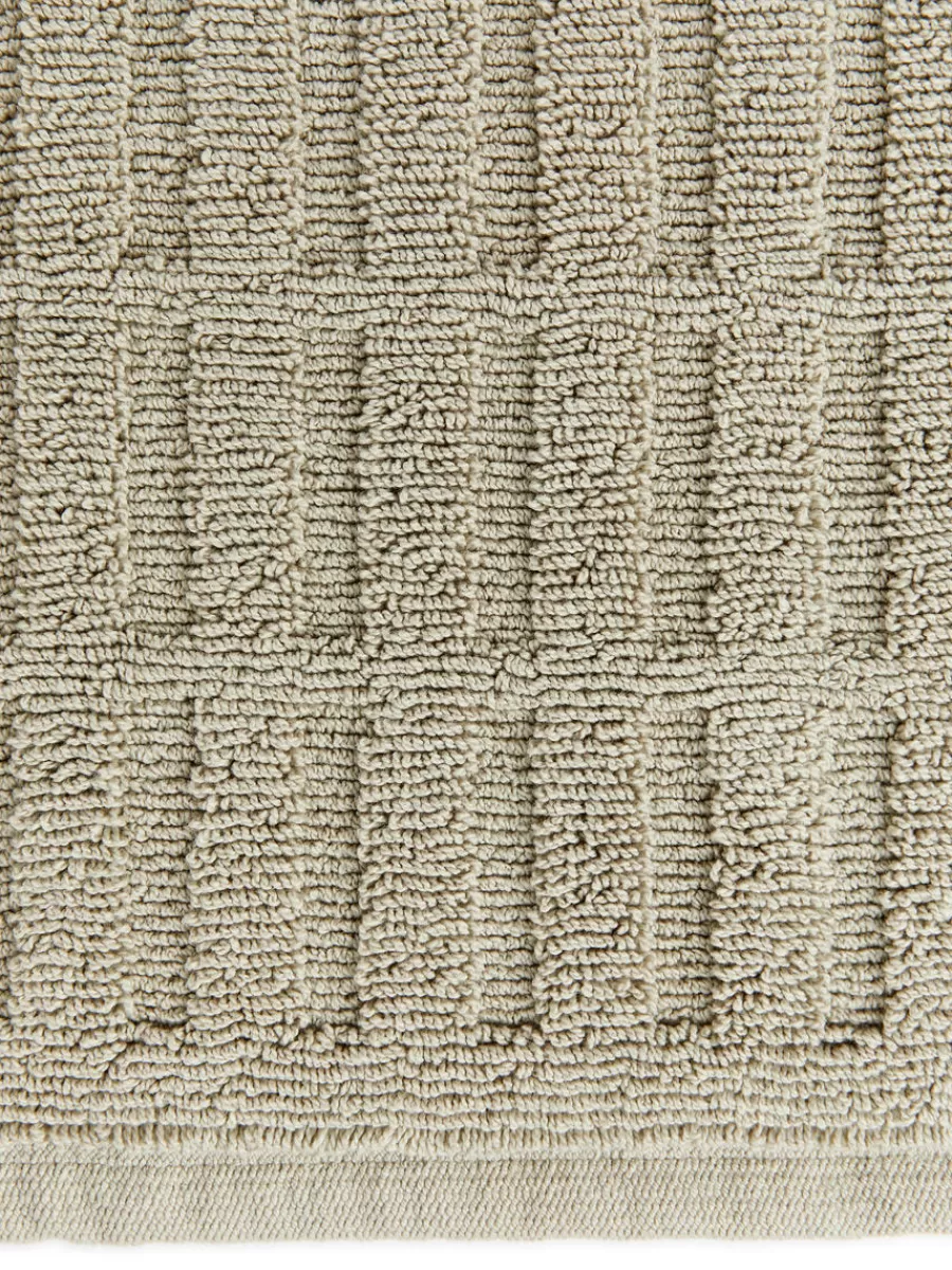 Flash Sale ARKET Cotton Bath Mat Khaki Green