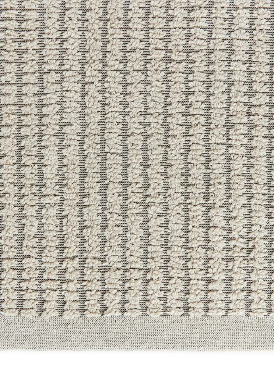 Hot ARKET Cotton Bath Mat Beige/Grey