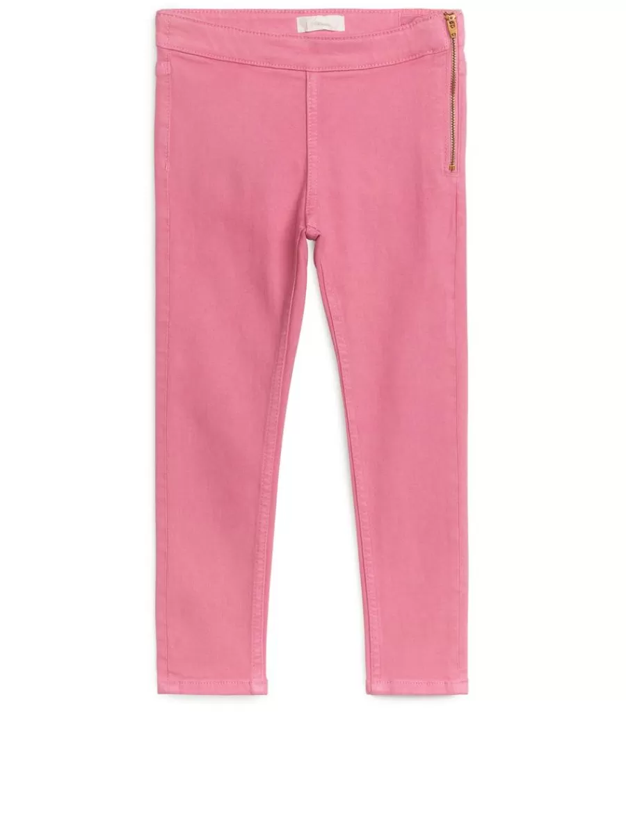 Discount ARKET Cotton Blend Jeggings Pink