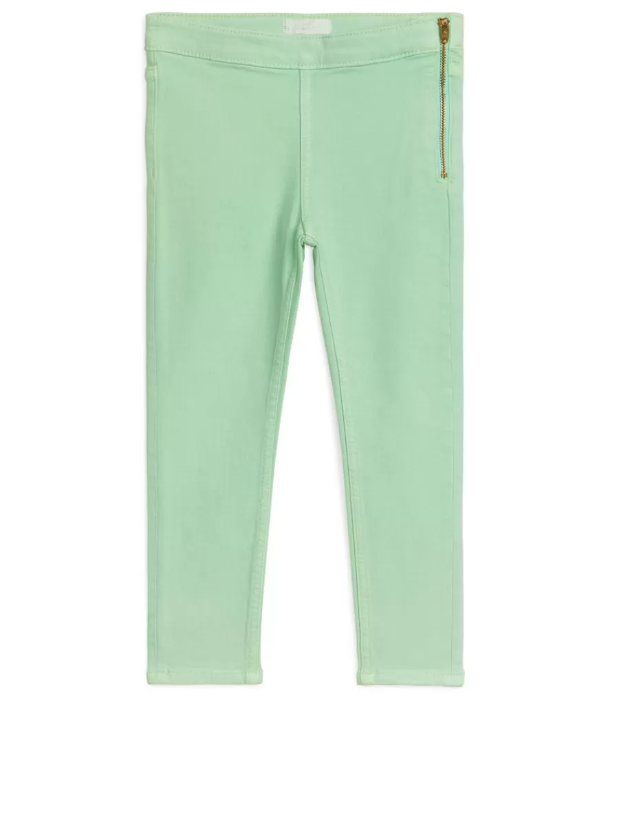 Fashion ARKET Cotton Blend Jeggings Mint