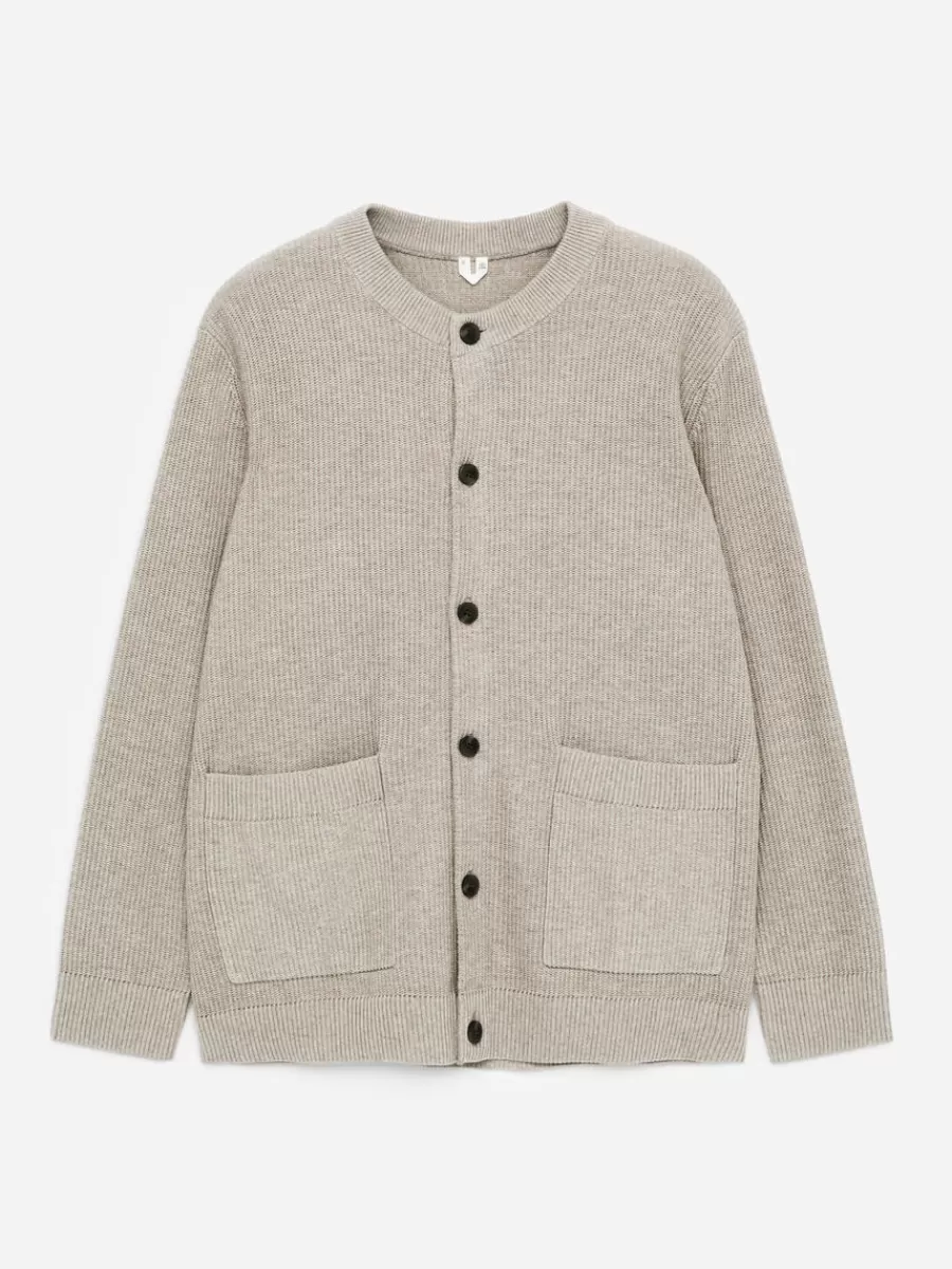 Cheap ARKET Cotton Cardigan Mole