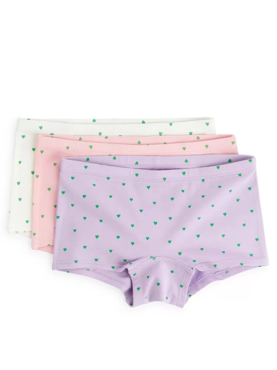 Hot ARKET Cotton Jersey Boxers Set Of 3 Multi Colour