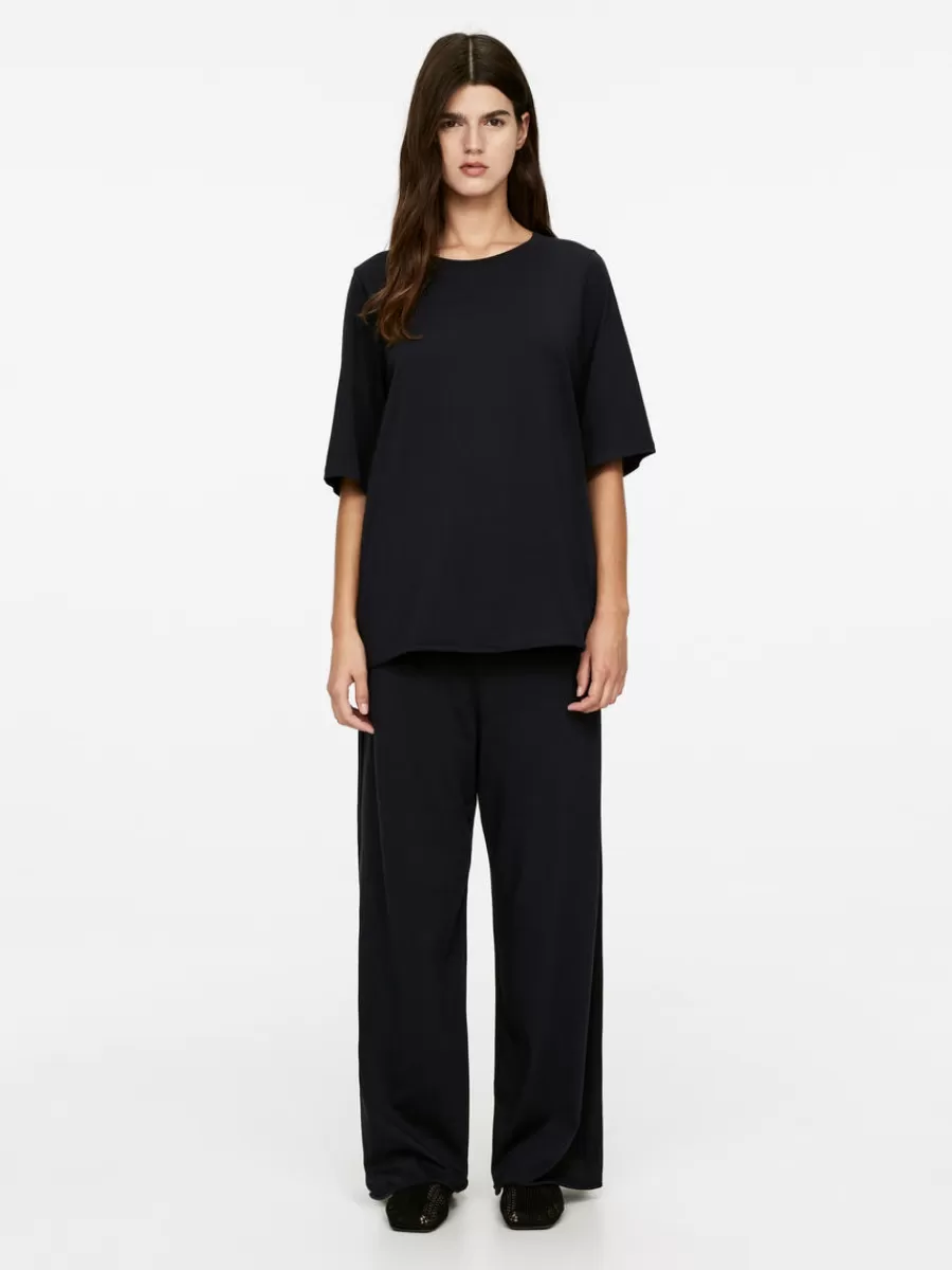 Sale ARKET Cotton Pyjama Trousers Dark Blue