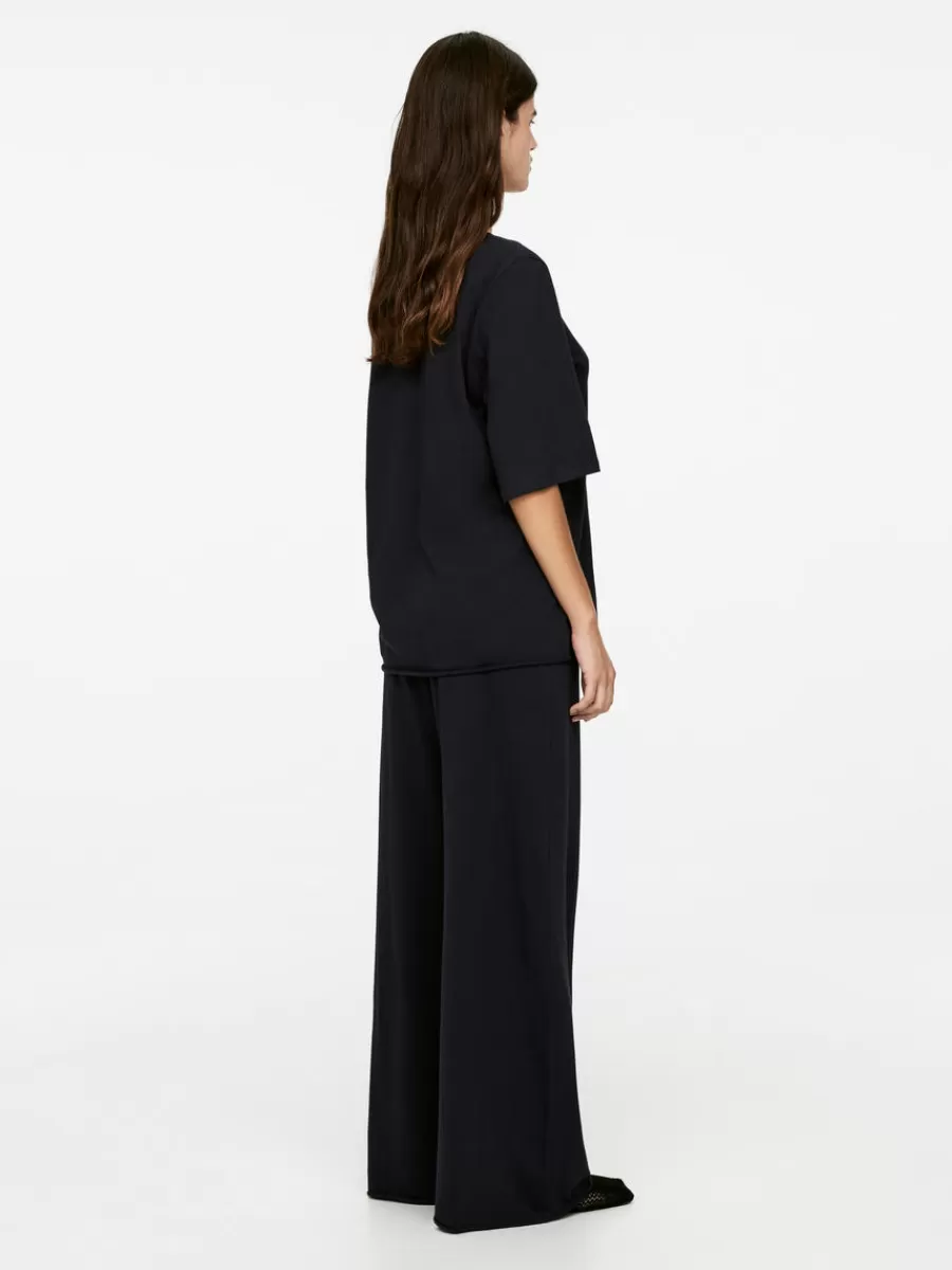 Sale ARKET Cotton Pyjama Trousers Dark Blue