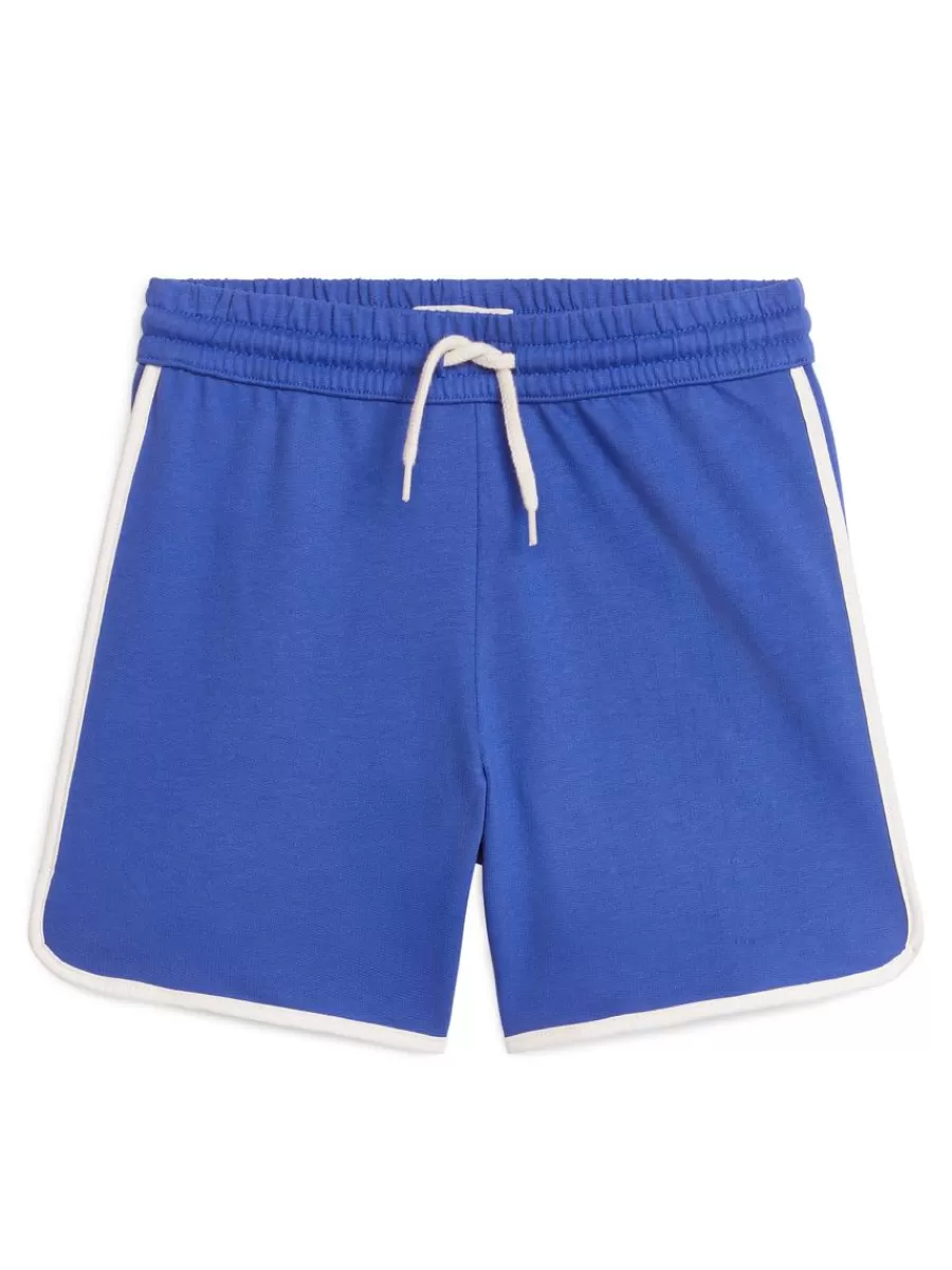 Hot ARKET Cotton Shorts Blue/White