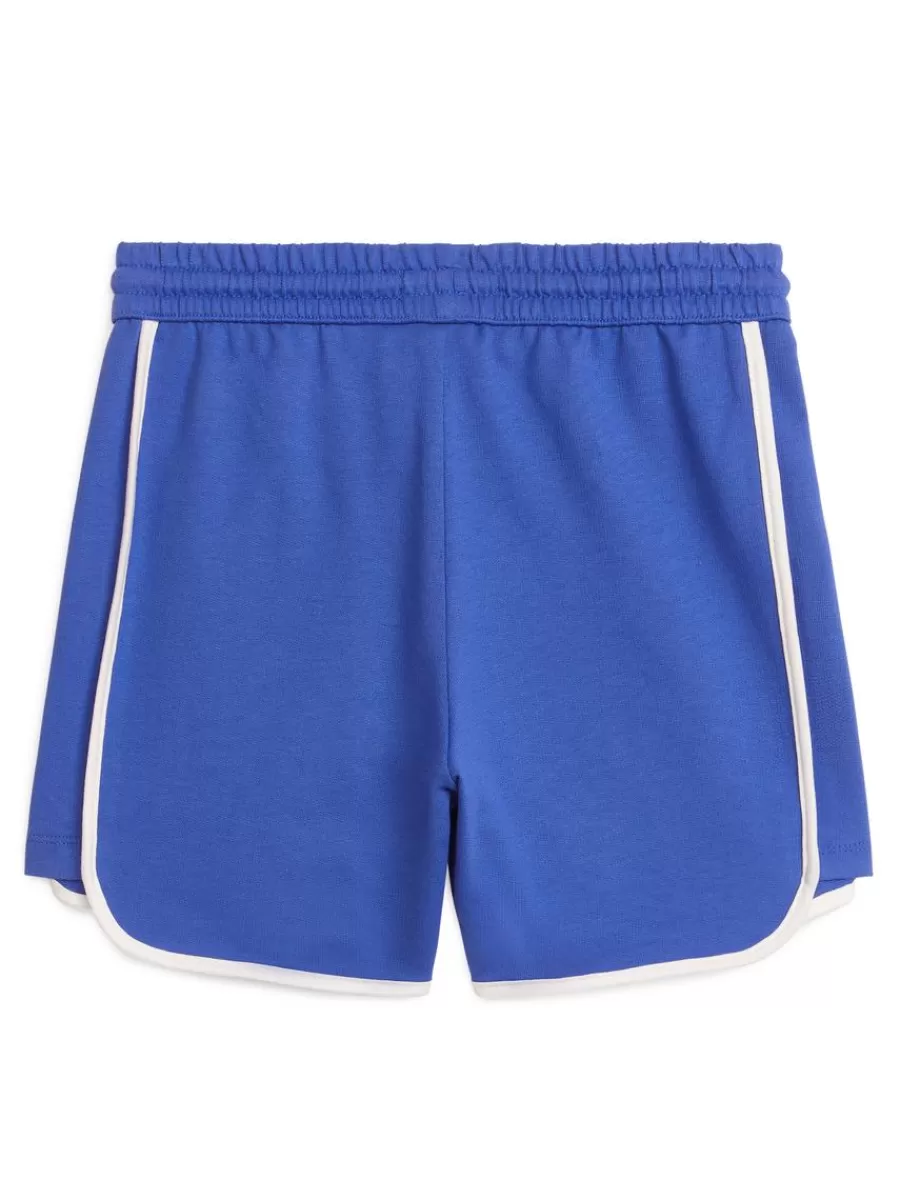 Hot ARKET Cotton Shorts Blue/White