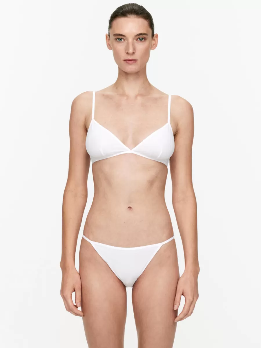 Shop ARKET Cotton Soft Bra White