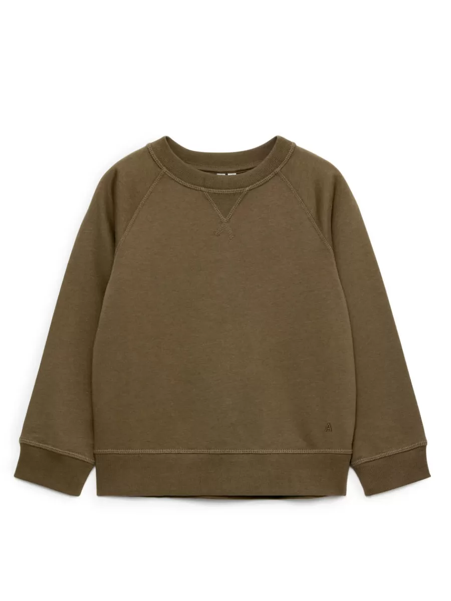 Cheap ARKET Cotton Sweatshirt Brown