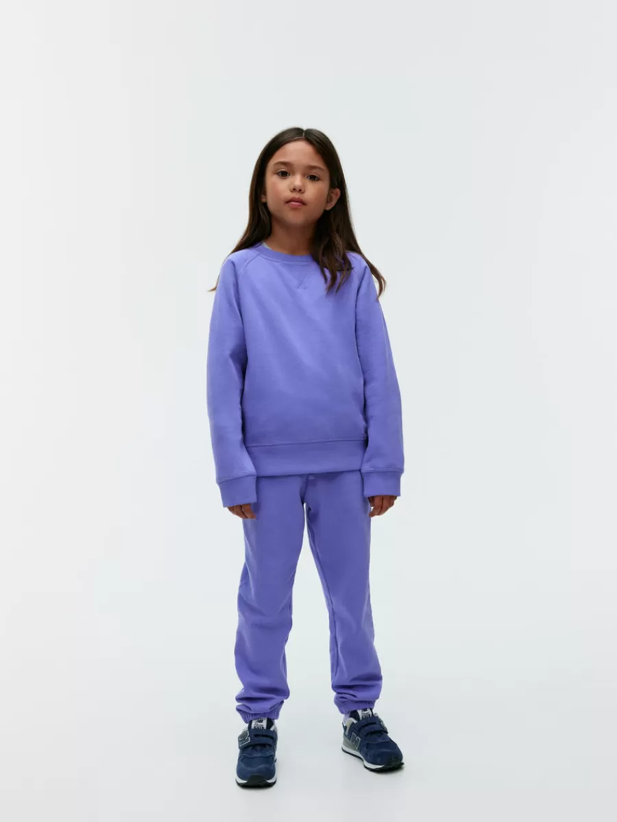 Online ARKET Cotton Sweatshirt Purple