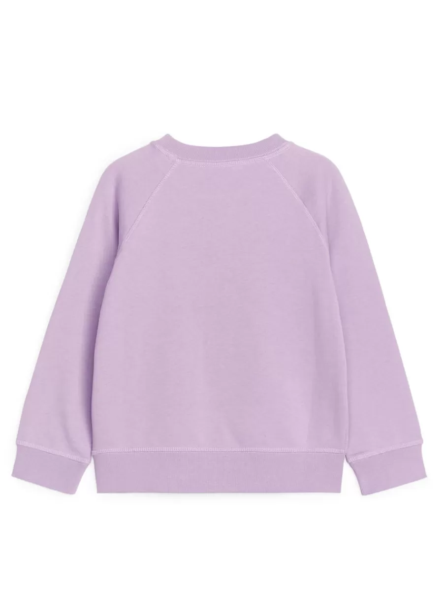 Store ARKET Cotton Sweatshirt Lilac