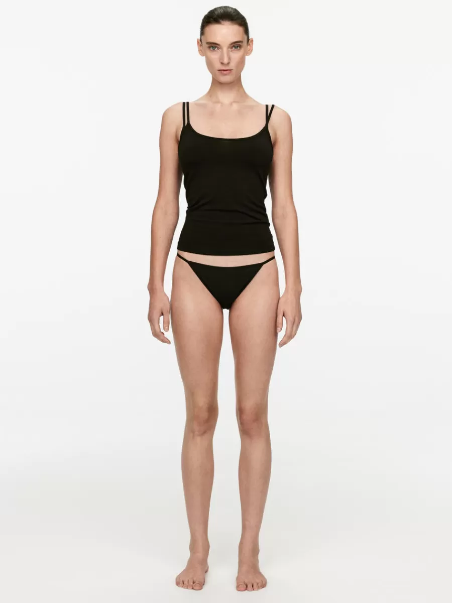 Online ARKET Cotton Tanga Black
