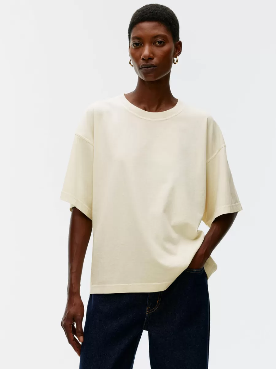 Best Sale ARKET Cotton T-Shirt Off White