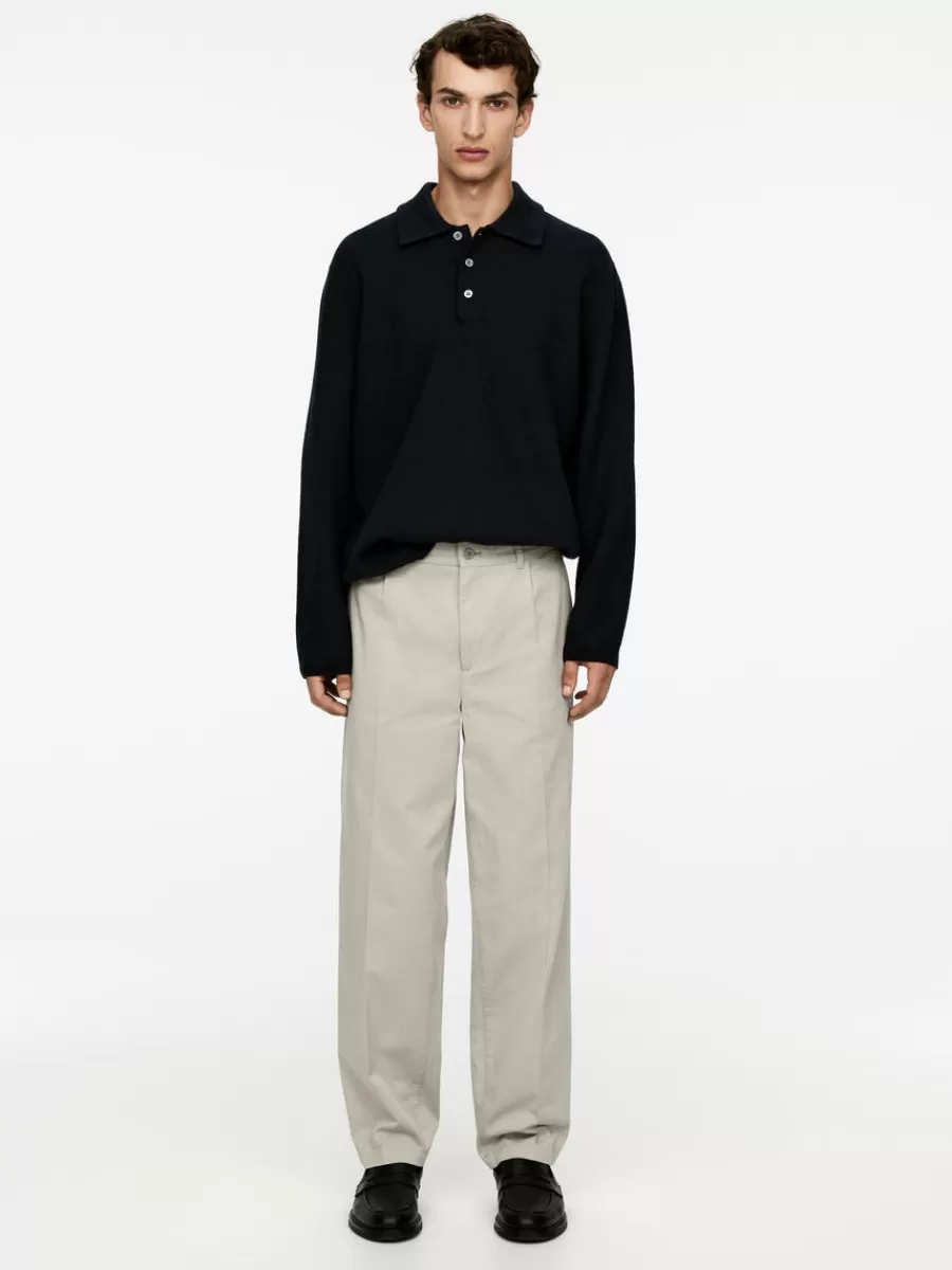 Clearance ARKET Cotton Twill Chinos Grey