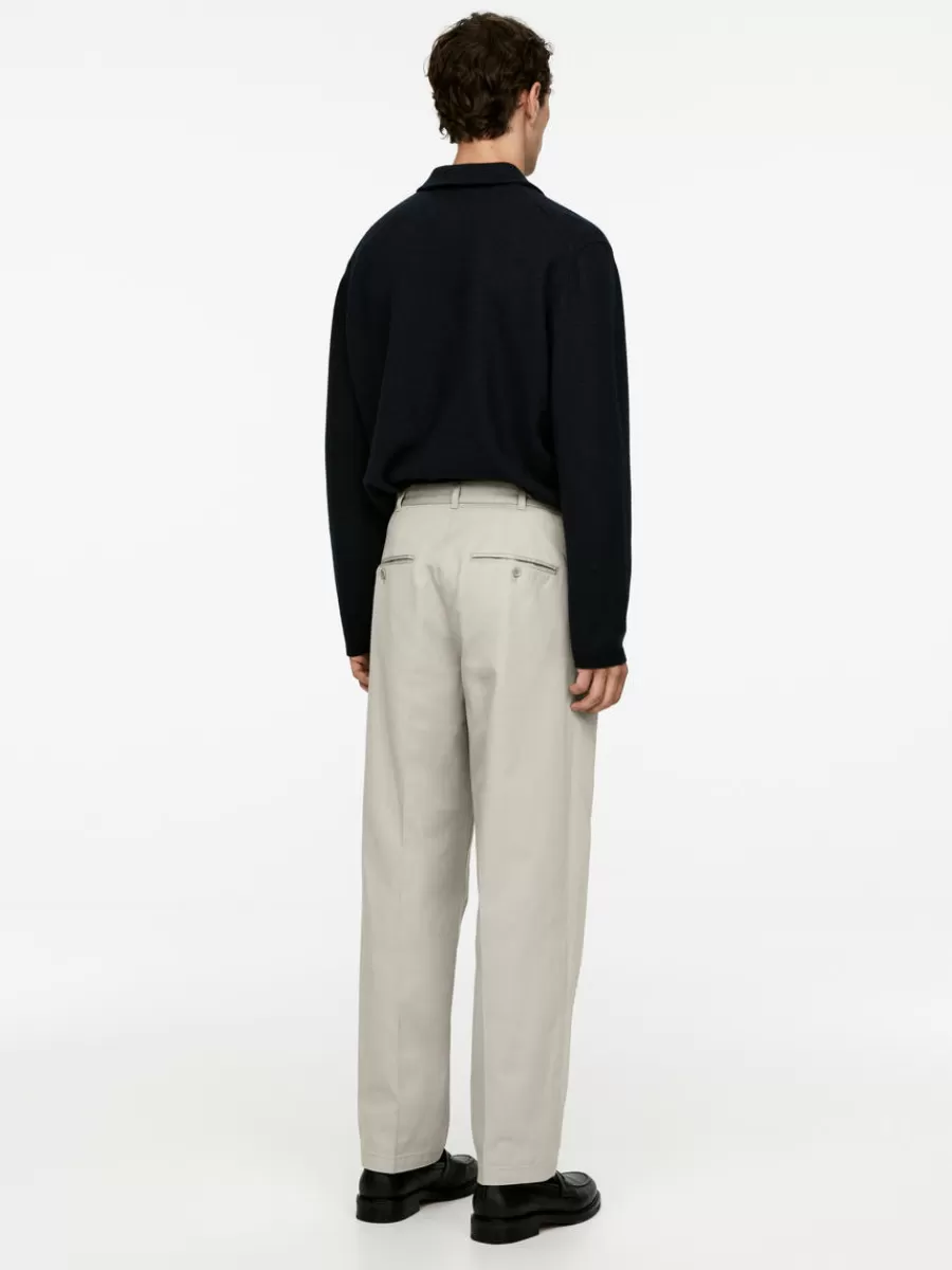 Clearance ARKET Cotton Twill Chinos Grey