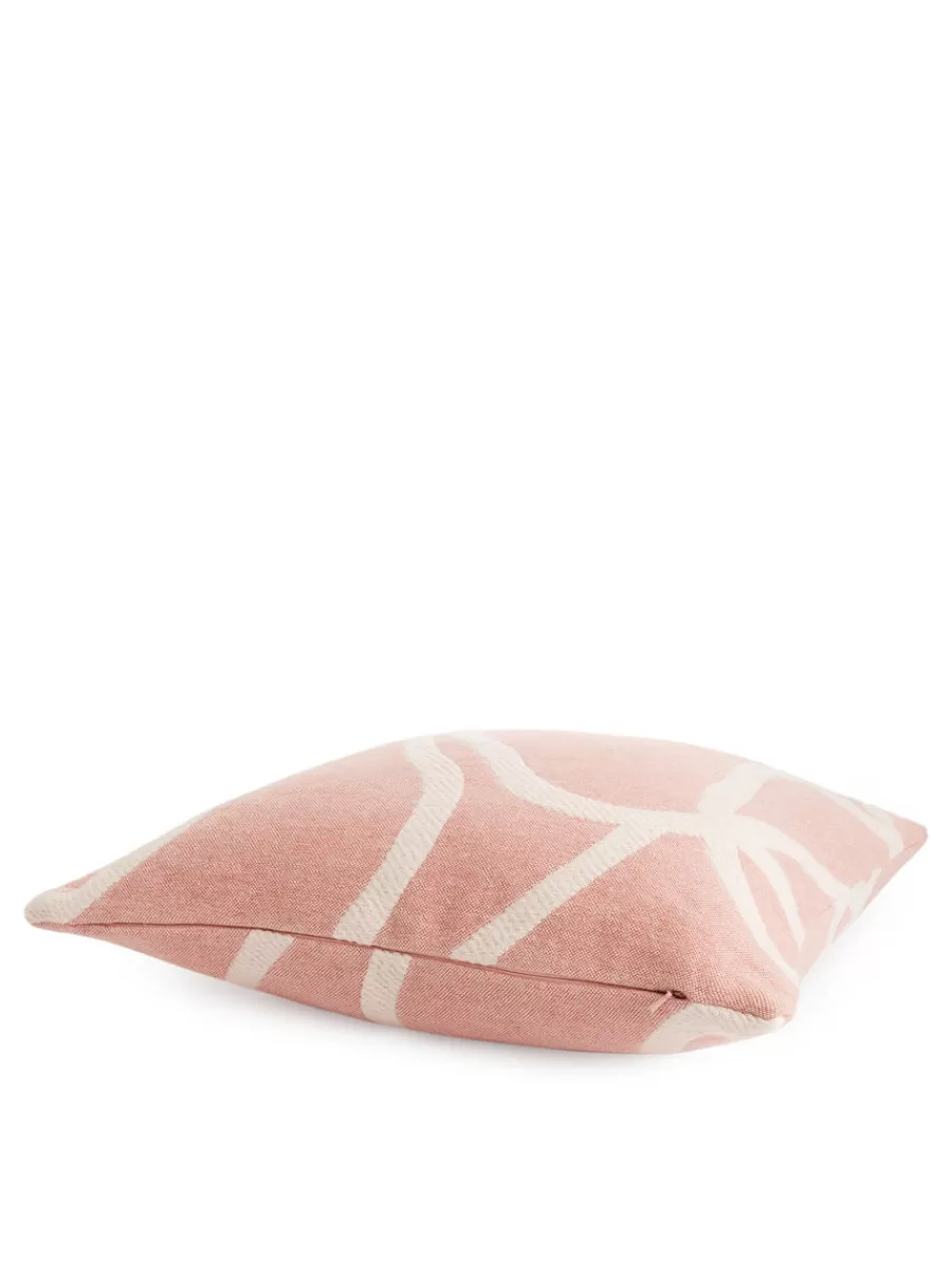 Fashion ARKET Cotton Wool Cushion Cover 50 X 50 Cm Pink/Beige