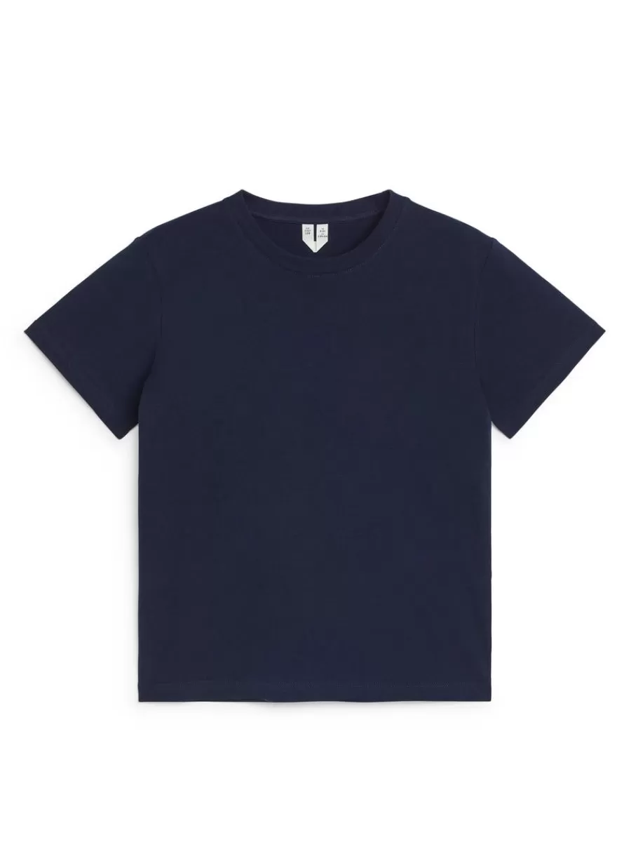Flash Sale ARKET Crew-Neck T-Shirt Set Of 2 Dark Blue/Navy Stripes
