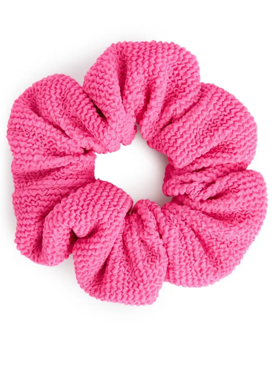 Clearance ARKET Crinkle Scrunchie Pink