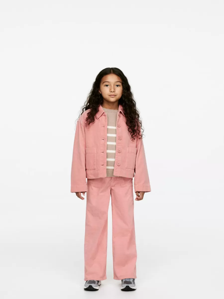 Store ARKET Cropped Corduroy Jacket Pink