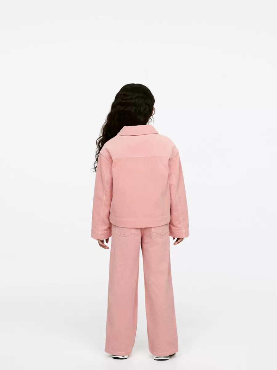 Store ARKET Cropped Corduroy Jacket Pink