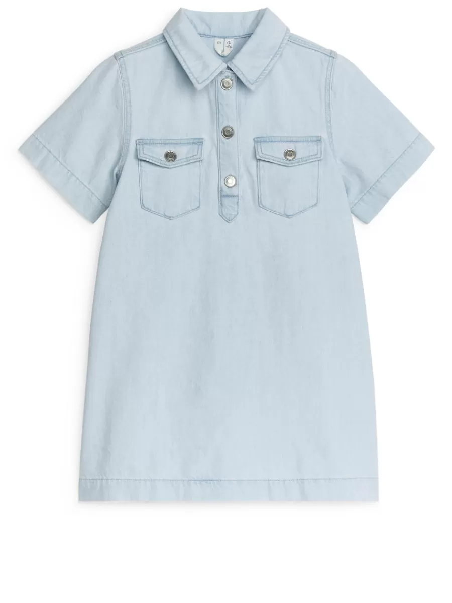 Outlet ARKET Denim Dress Light Blue
