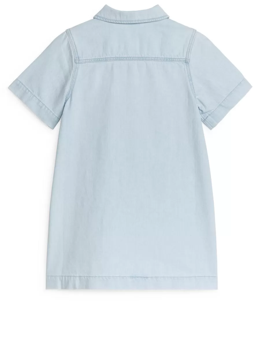Outlet ARKET Denim Dress Light Blue