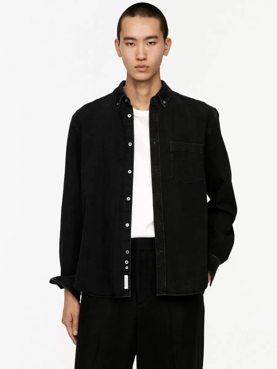 Store ARKET Denim Shirt Black