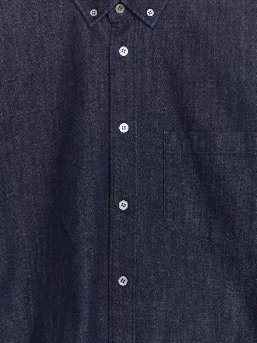 Sale ARKET Denim Shirt Dark Blue