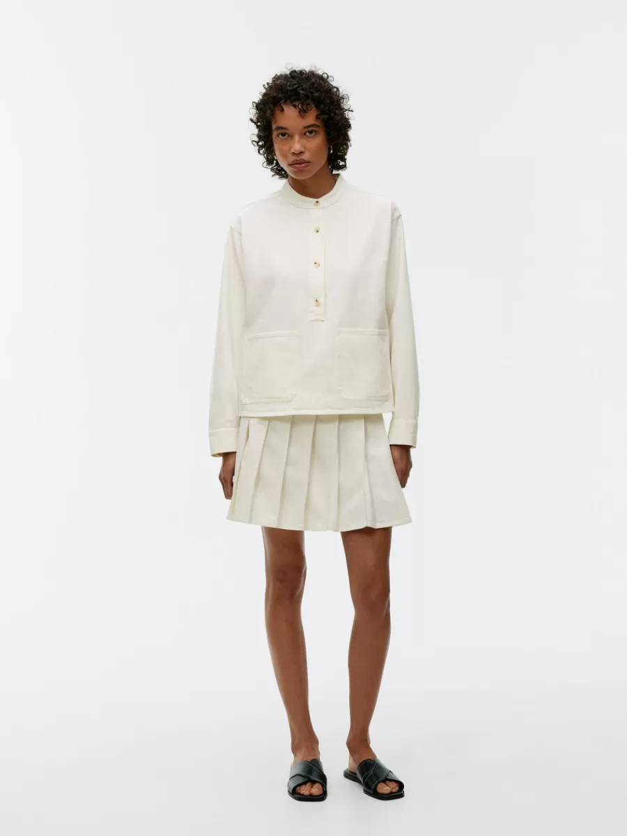 Shop ARKET Denim Shirt White