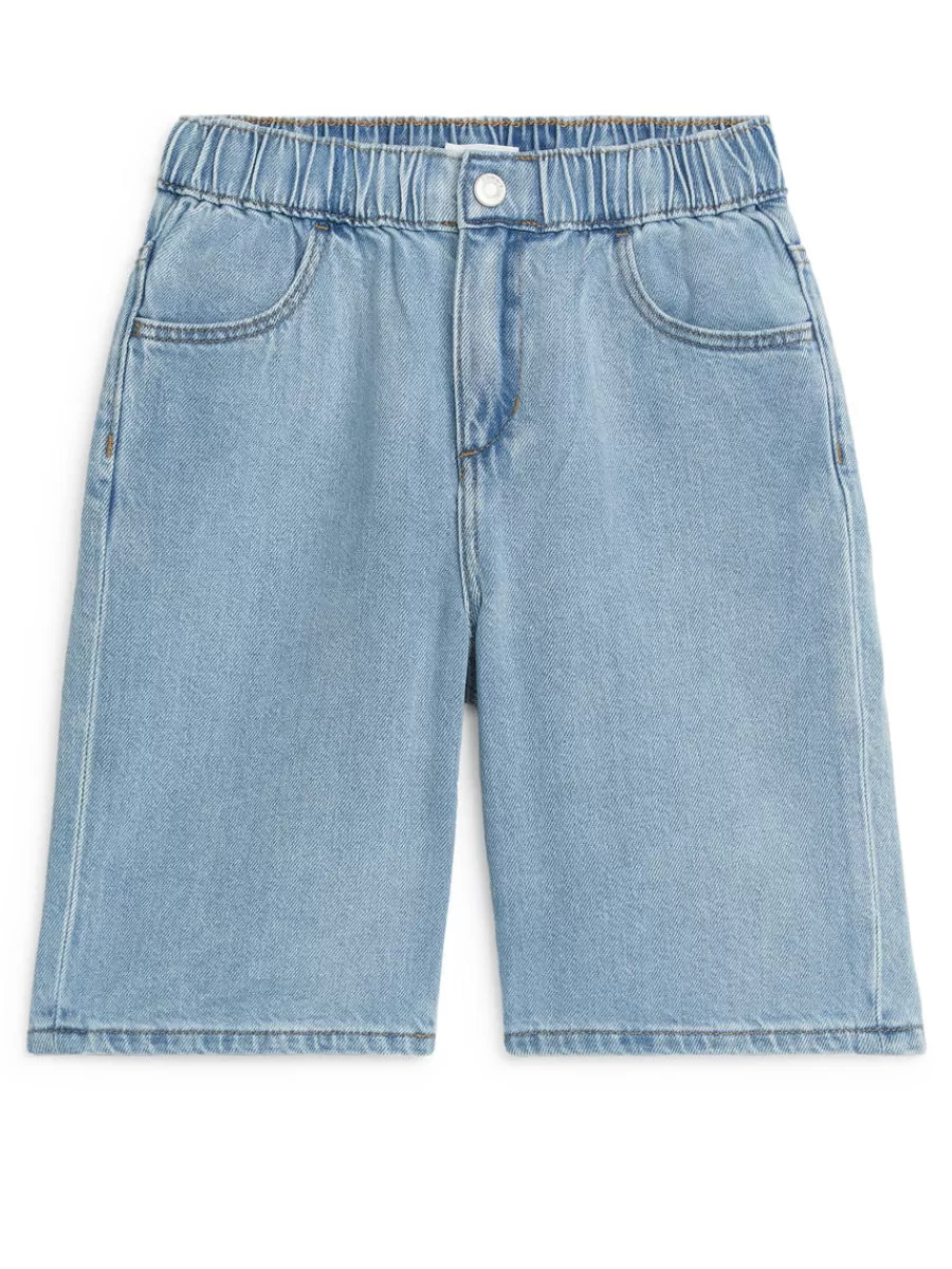 Hot ARKET Denim Shorts Light Blue