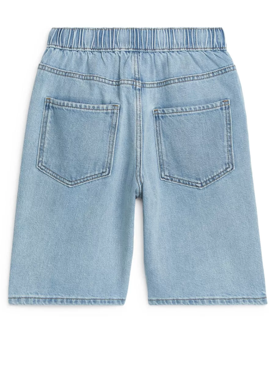 Hot ARKET Denim Shorts Light Blue