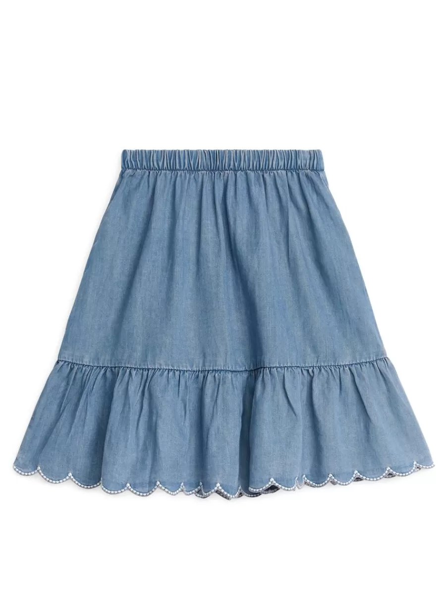 Fashion ARKET Denim Skirt Blue