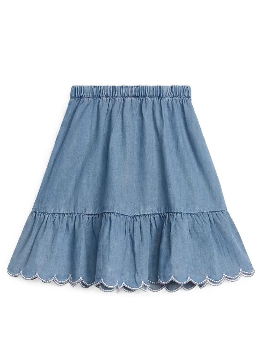 Fashion ARKET Denim Skirt Blue