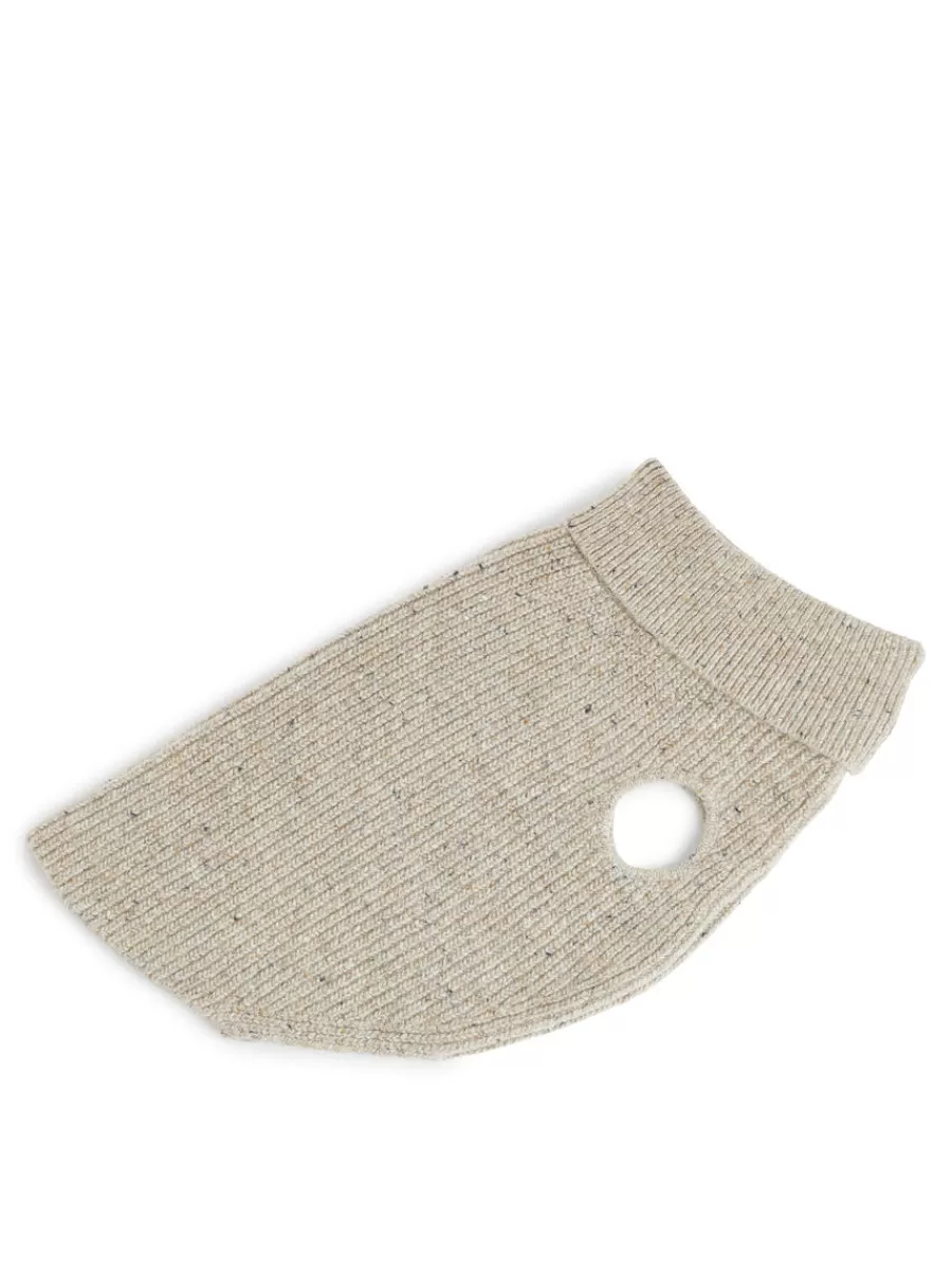 Outlet ARKET Dog Knitted Jumper Beige Melange