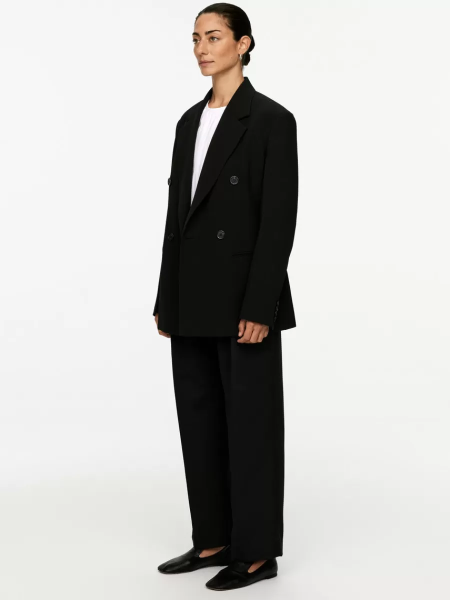Best Sale ARKET Double-Breasted Blazer Black