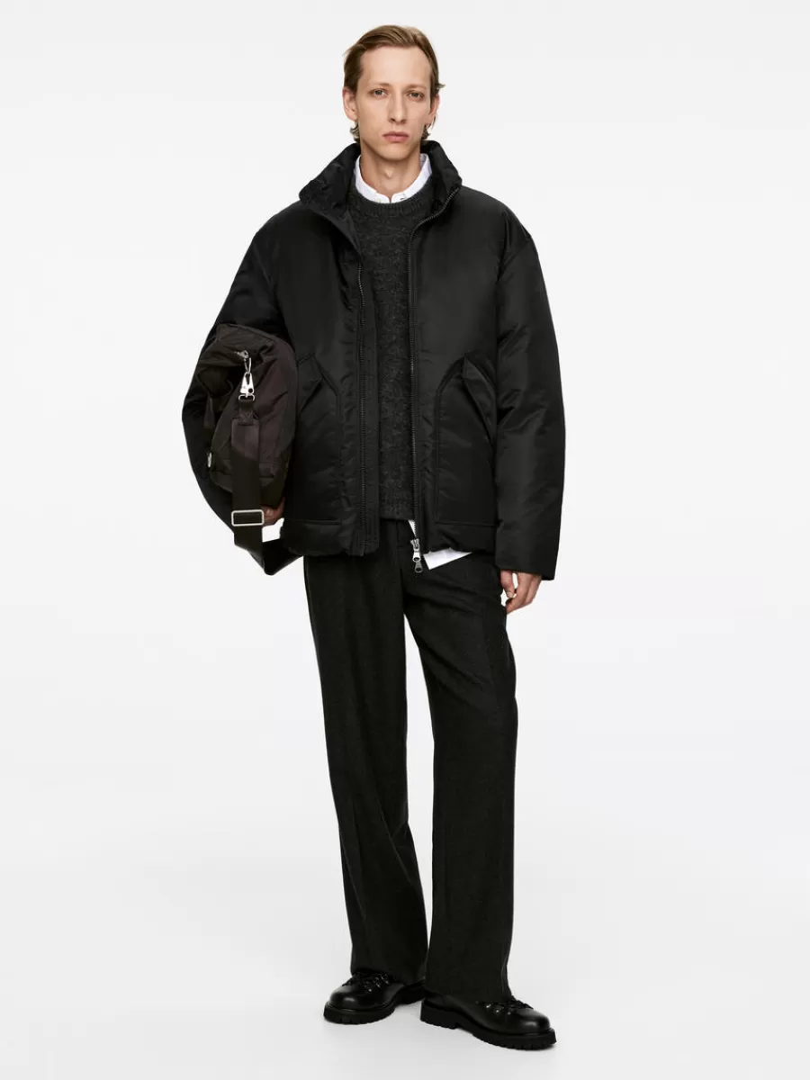 Store ARKET Down Flight Jacket Black