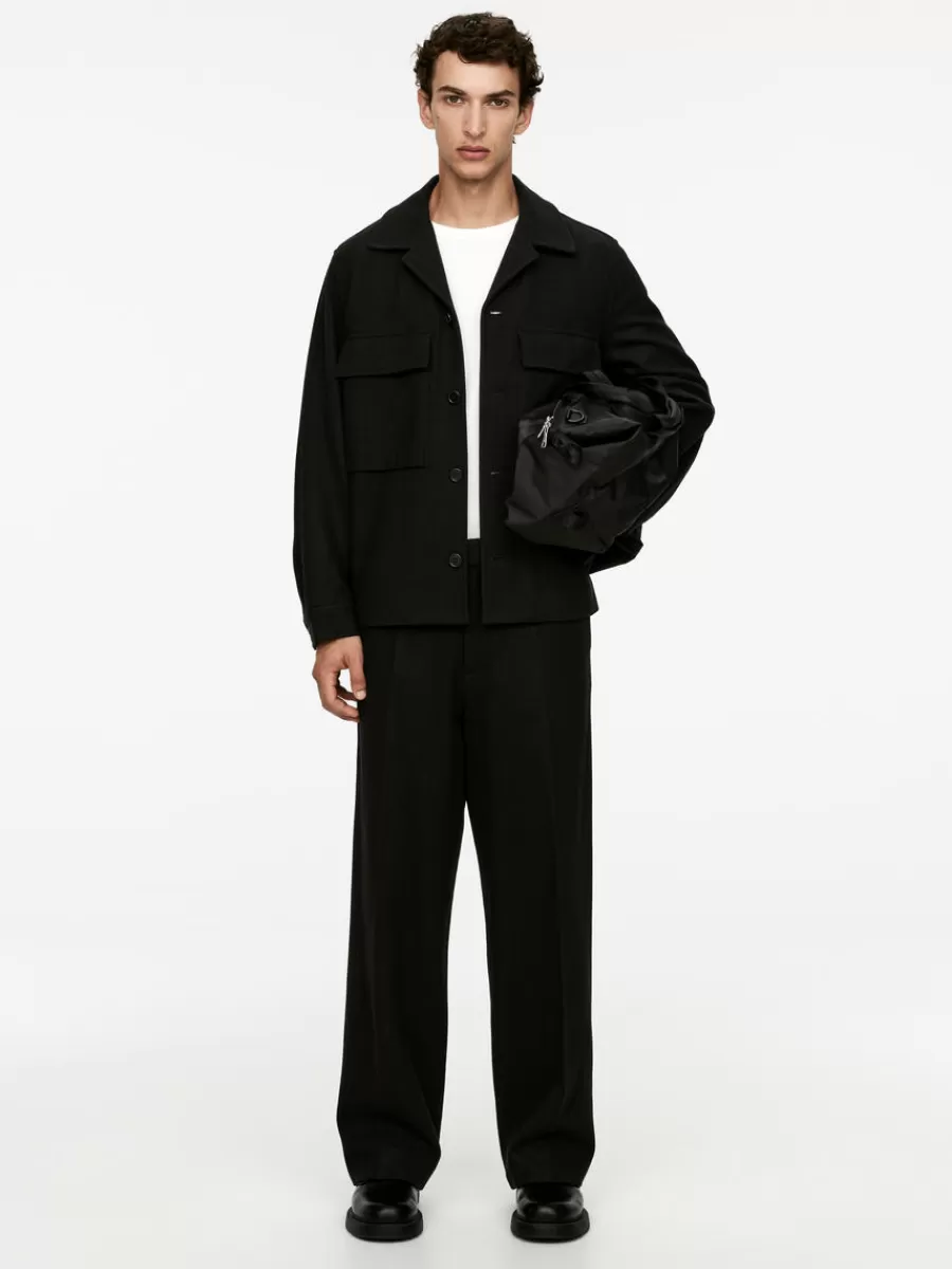 Clearance ARKET Dressed Wool Jacket Black