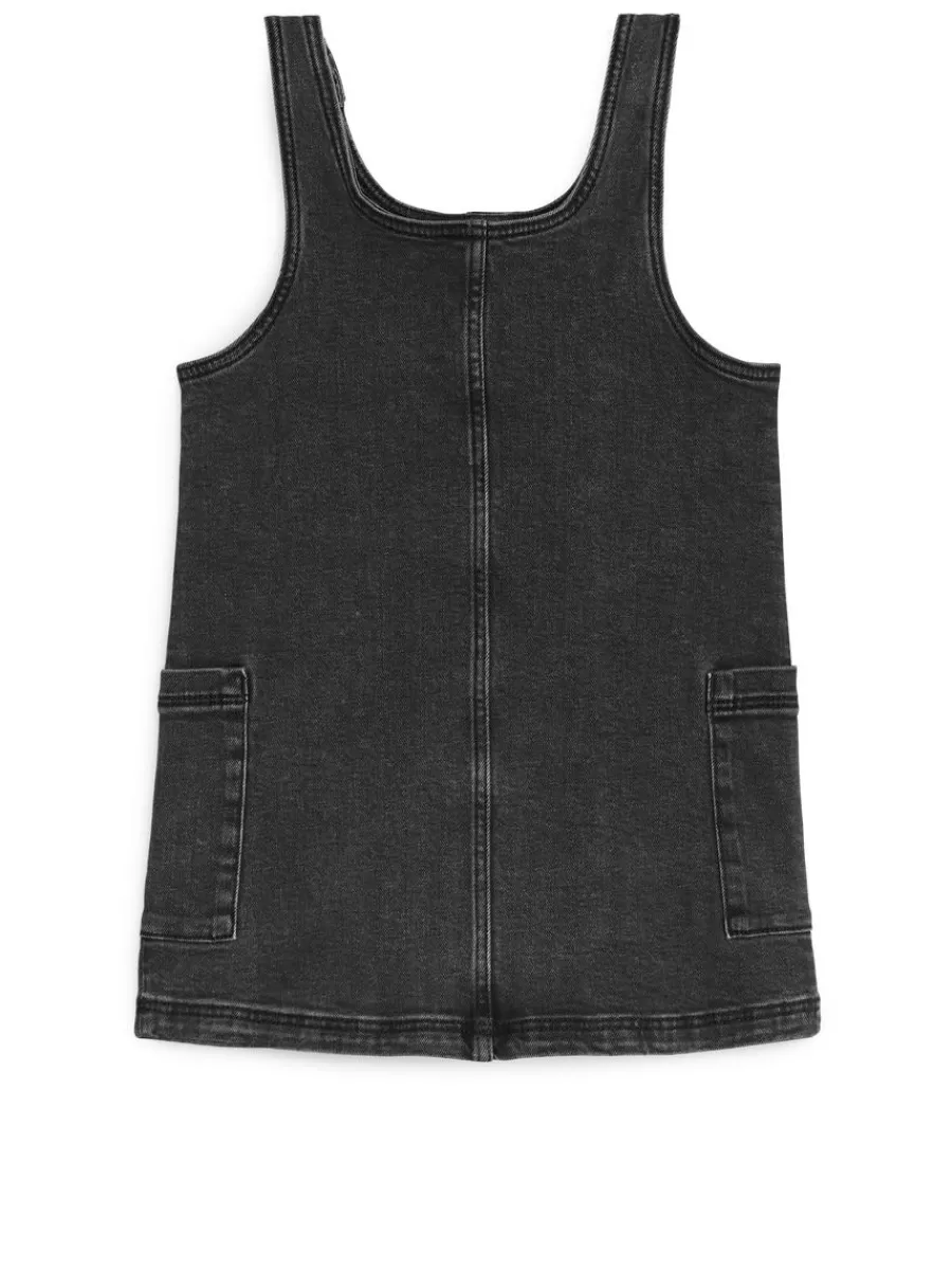 Best ARKET Dungaree Dress Black