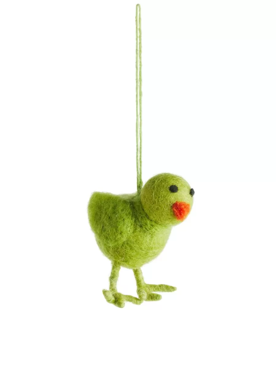 Fashion ARKET Felt So Good Chick Hanging Ornament Bright Green