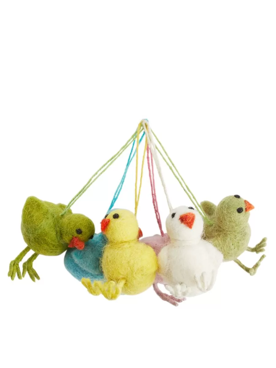 Fashion ARKET Felt So Good Chick Hanging Ornament Bright Green