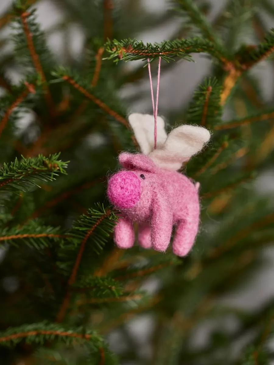 Sale ARKET Felt So Good Flying Pig Pink
