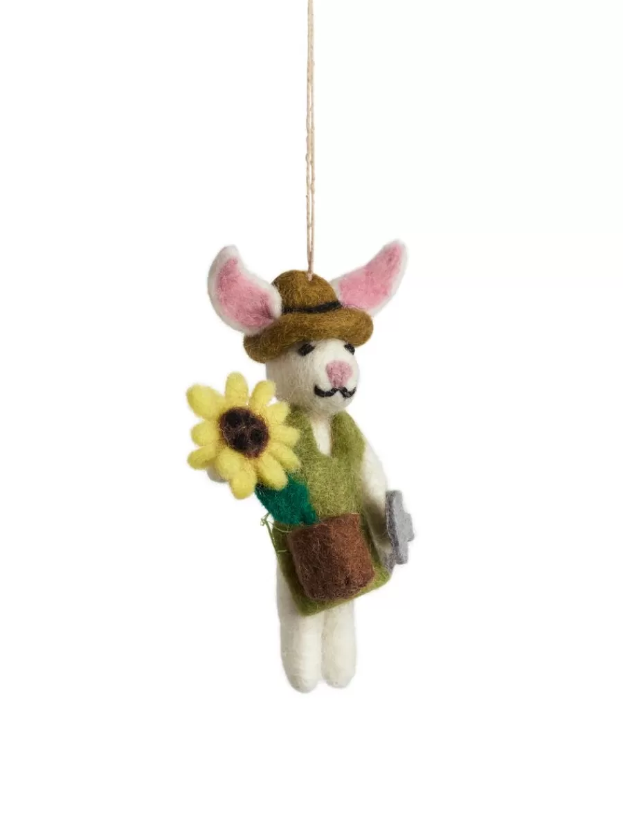 Best Sale ARKET Felt So Good Greta Garden Bunny White/Multi-Colour