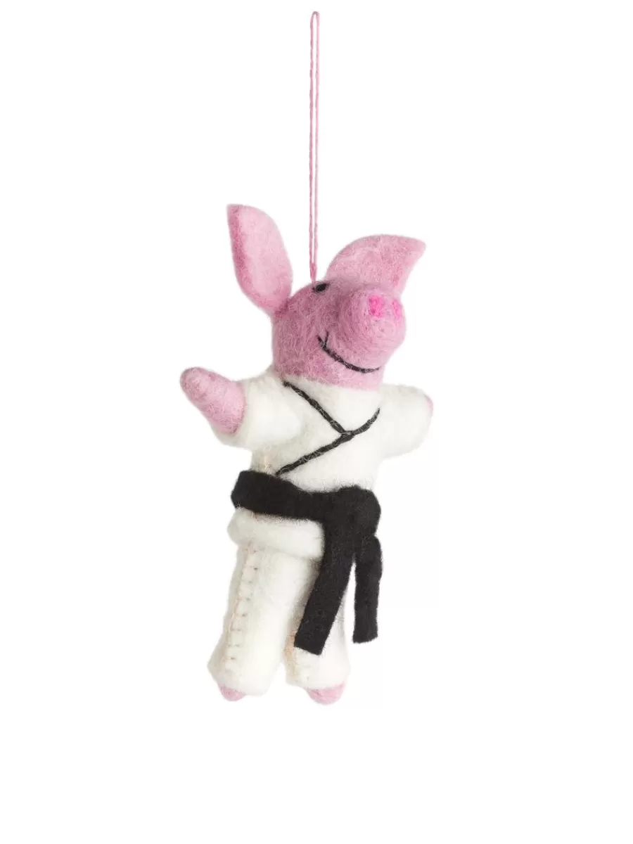 Best Sale ARKET Felt So Good Karate Pig Pink/White