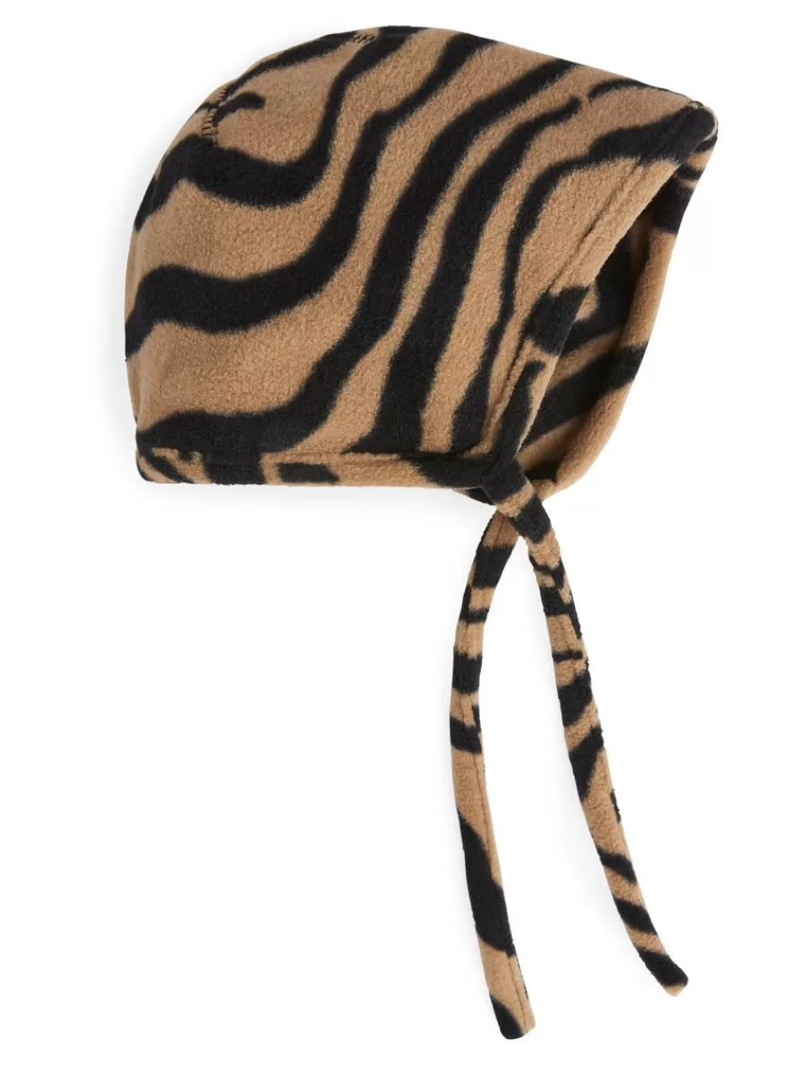 Clearance ARKET Fleece Beanie Beige/Black