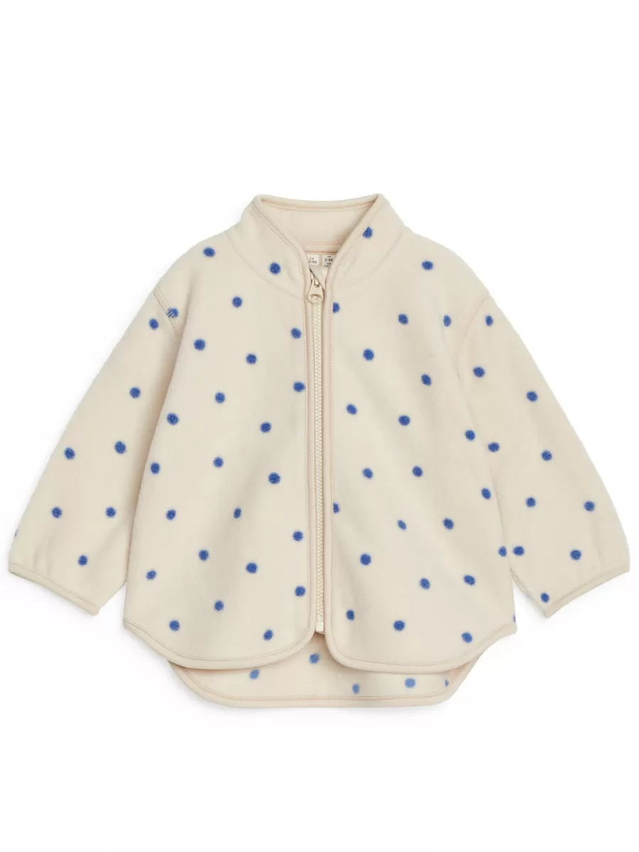 Cheap ARKET Fleece Jacket White